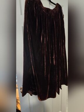 Sofistafunk Bespoke Velvet Maxi Skirt